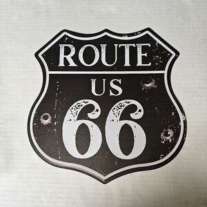 Route 66 US Metal‎ Sign